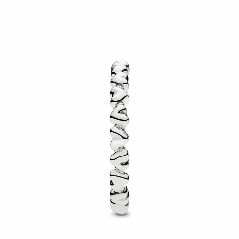 Pandora Forever Love Stackable Heart Stackable Ring Silver Egypt CX8042197